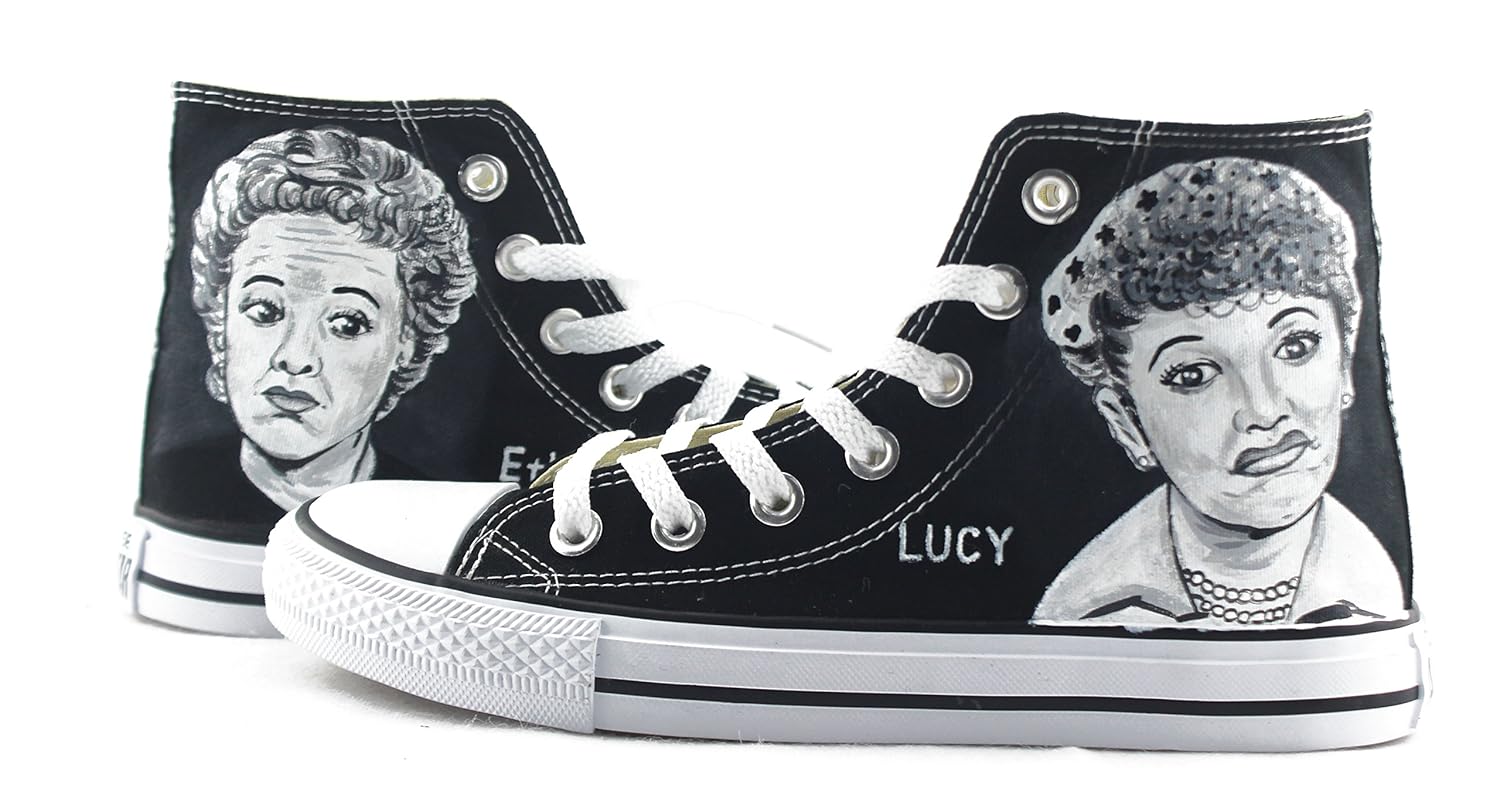 black high top canvas shoes