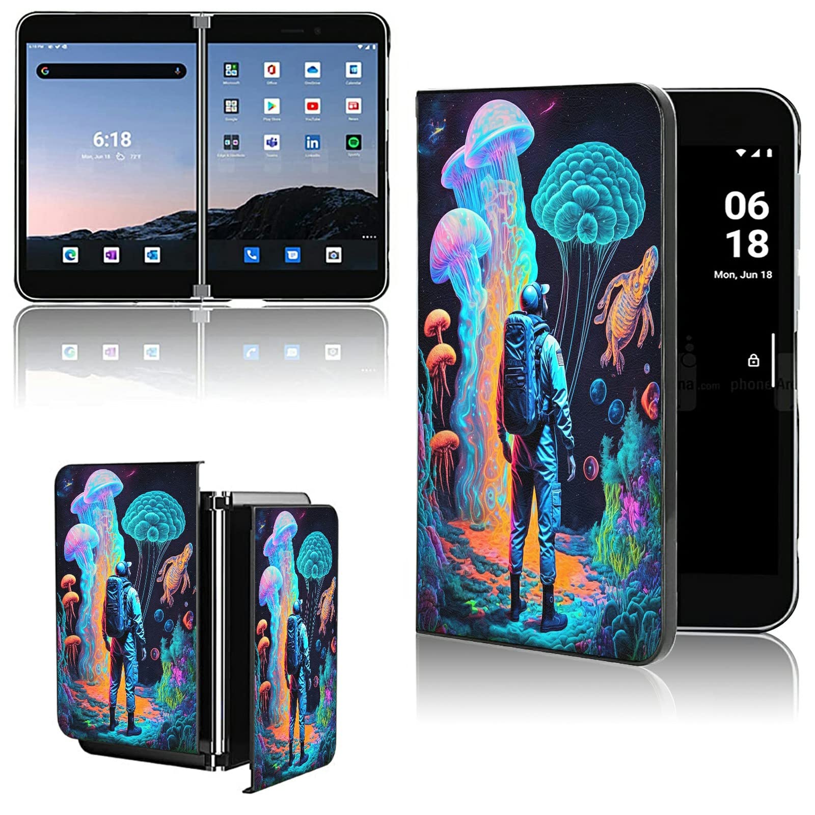 AIRWEE Case for Microsoft Surface Duo Case,Surface