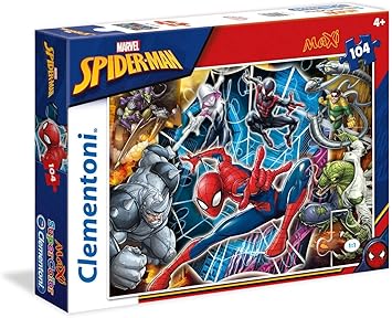Clementoni 23716 Clementoni-23716-Supercolor Puzzle-Spiderman-104 Maxi Pieces, Multi-Colour: Amazon.co.uk: Toys \u0026 Games