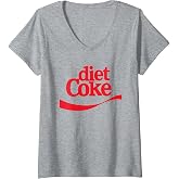 Womens Coca-Cola - Diet Coke V-Neck T-Shirt