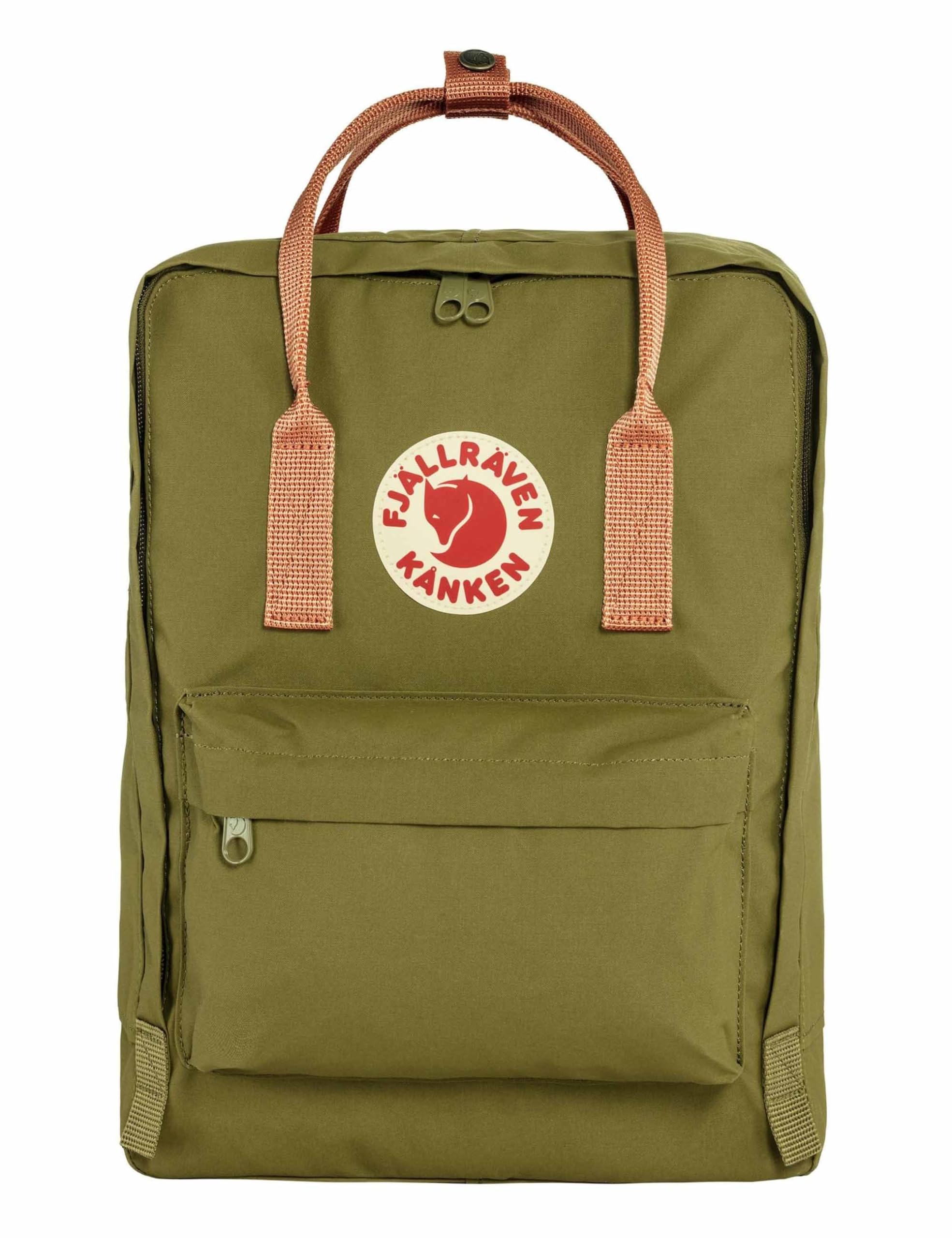Fjallraven 23510-631-241 Kånken Sports backpack Unisex Foliage Green-Peach Sand Size One Size