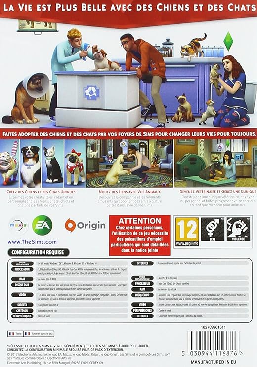 Les Sims 4 Chiens Et Chats Code De Téléchargement Pour