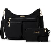 Baggallini Modern Everywhere Crossbody Bag for Women 11x9x4.5 Rfid Hobo Bag
