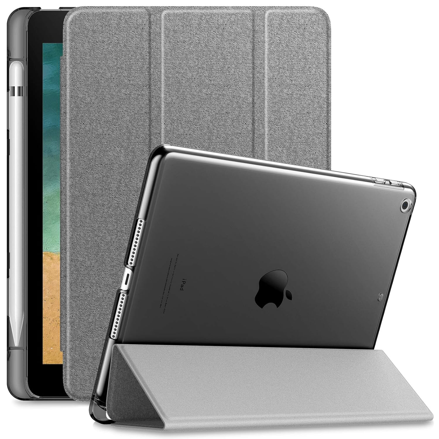 Infiland iPad Case 9.7 inch 2018, iPad 6th Generation Case, Translucent