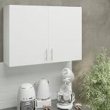 JD Greta 1000mm Kitchen Wall Cabinet - Modern White Matt Storage Unit view 2