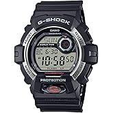 Casio G-Shock G8900S-1 Watch | Shock Resistant | 200M Water Resistant | LED Backlight | Stopwatch | Countdown Timer | World Time | Stainless Steel Bezel | Bold Design | 3-Year Battery