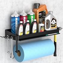 StoreYourBoard Papierhandtuchhalter – Wandhalterung Mit Ablage, Trägt 22,7 Kg, Für Garage & Küche
