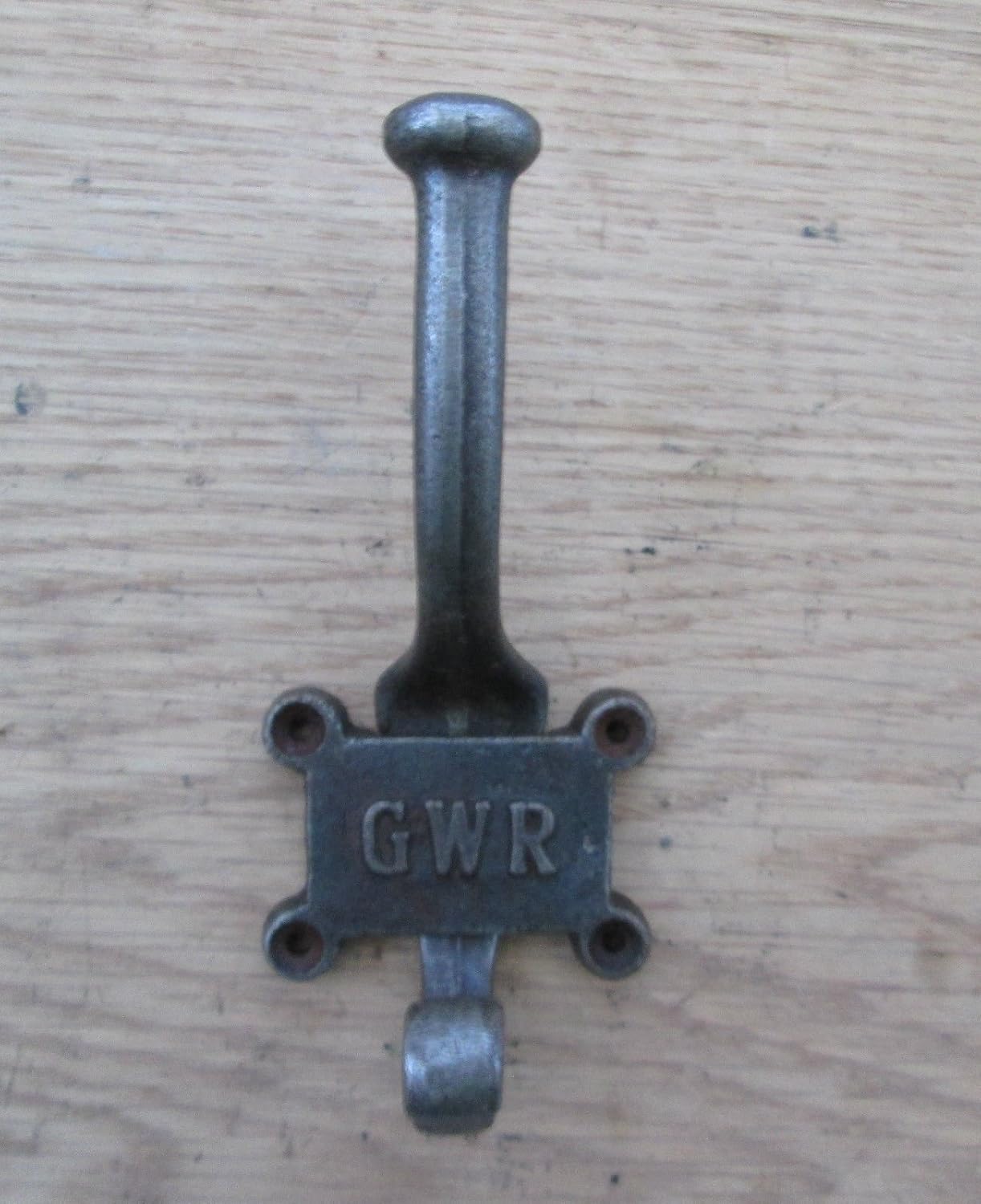 IRONMONGERY WORLD® GWR - 1 X CAST Iron Station Railway Coat Hook Hallway Hanging Rack Hook Hanger, Black - Image 3