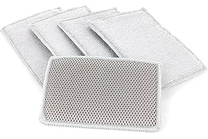 The Rag Company - Jersey Bug Scrubber Pads - Pearl Weave, Easily and Safely Trap Bug Splatter in Sponge, Safe on All Finishes