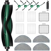 105 Replacement Part Compatible with iRobot Roomba 104 105 105X Vac &amp; Combo | Y0140 Y0110 Q0120 Q0520 Q011 Vacuum Cleaner, 1 Roller Brush, 4 Hepa Filter, 4 Mop Pads, 4 Side Brushes, 2 Filters, 1 Tool