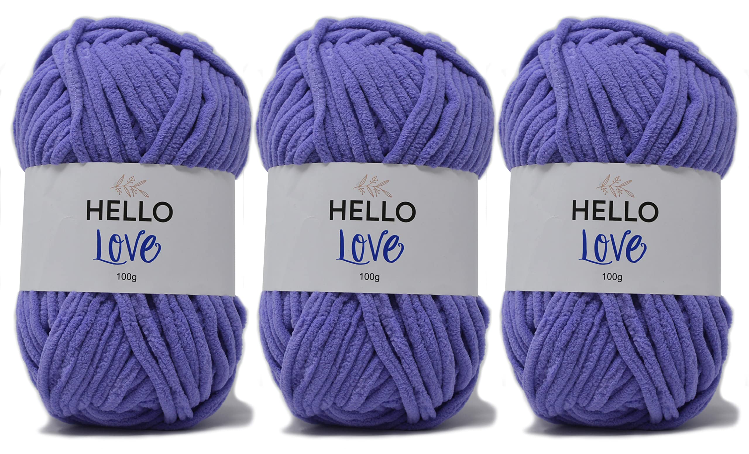 Hello Love - Baby Blanket Yarn 300g - Grape