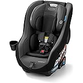 Graco Contender Slim Convertible Car Seat, West Point | 2 Modes of Use: Rear &amp; Forward-Facing Harness; Lightweight &amp; Portable, Compact, Space-Saving Design, Airline Travel Approved