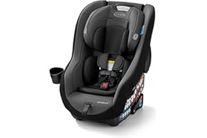 Graco Contender Slim Convertible Car Seat, West Point, Lightweight Travel Car Seat with Compact, Space-Saving Design, Rear-Facing 5–40 lbs, Forward-Facing 26.5–65 lbs, Easy to Transfer, FAA Approved