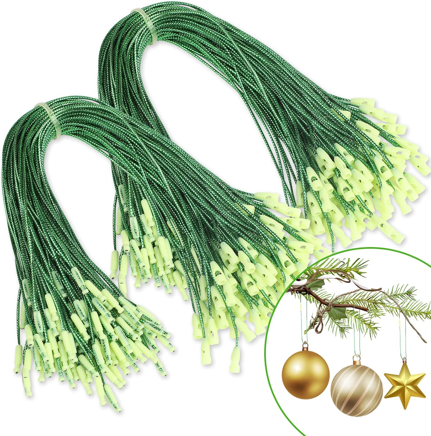 Ornament Hooks - CCINEE 200 Pcs 7.9