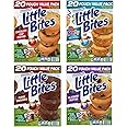 (4 pack) Little Bites Assorted Muffins, 80 individual packs, (20 ct each), Mini Muffins, 138 oz Variety Pack – (20) Chocolate Chip, (20) Fudge, (20) Blueberry, (20) Party Cake