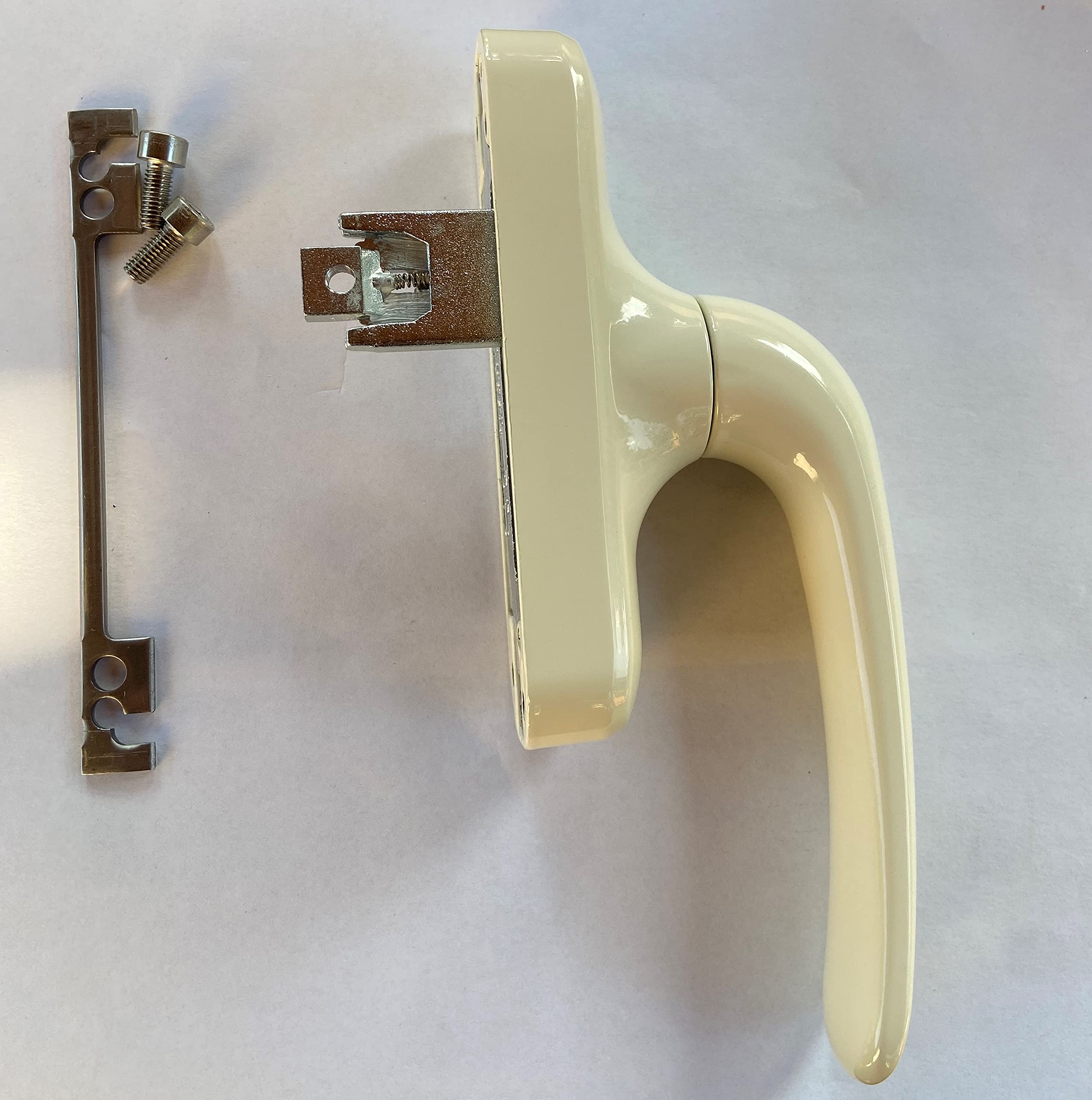 metalkard CREMONE HANDLE for FILTER WINDOW, DROP DOOR (IVORY)