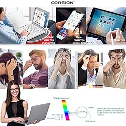 COASION Blue Light Blocking Glasses for Women