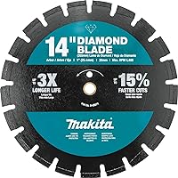 Makita B-69674 14" Diamond Blade, Segmented, Dual Purpose