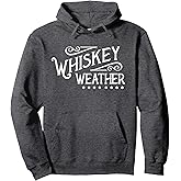 Vintage Whiskey Weather Bourbon Pullover Hoodie