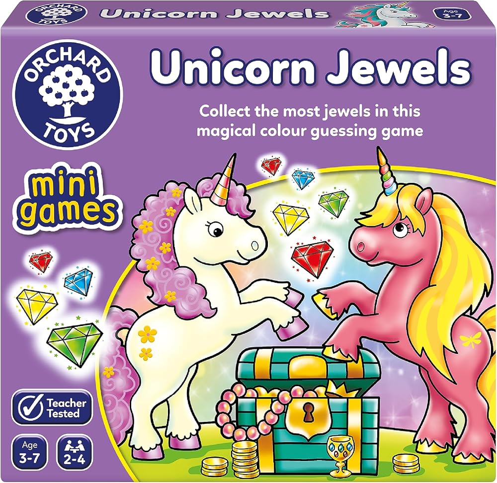 Orchard Toys Unicorn Jewels Colour Matching Game 2-4 Players 3+