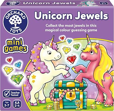 Orchard Toys Unicorn Jewels Colour Matching Game 2-4 Players 3+