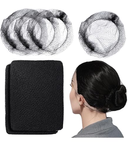SAFEKO Disposable Honeycomb Beard Nets – 100 Count, Breathable Nylon, Black, 18", Latex Free For Food Service & Medical