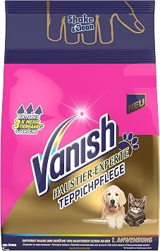 Vanish Haustier Experte Teppichreiniger Pulver Zur Teppich