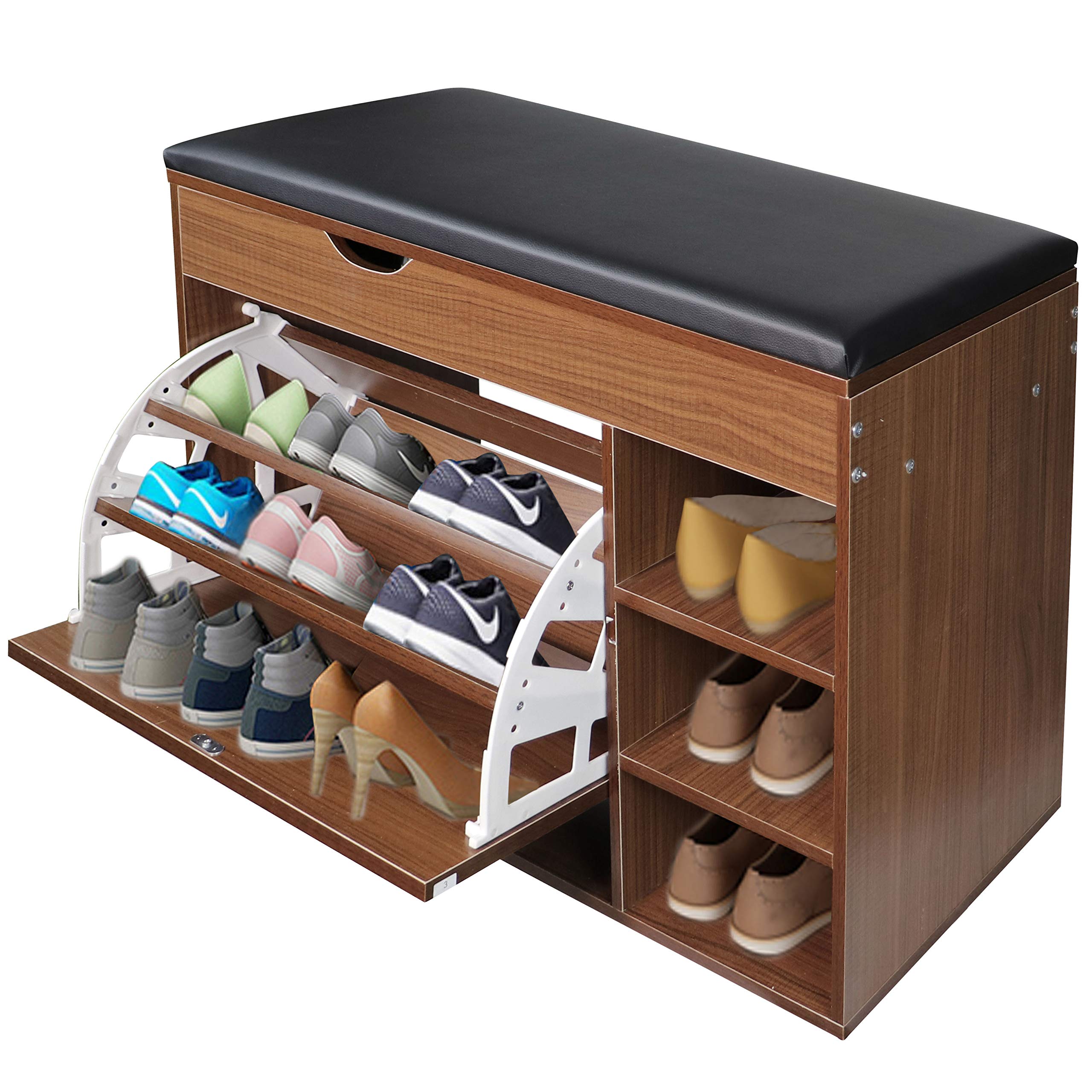 Buy Ceeyali Wooden Shoe Bench Shoe Rack Shoe MultiFunction