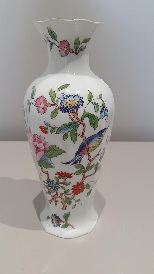 Aynsley Pembroke 22cm Vase Made In England Amazon Co Uk Kitchen