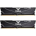 TEAMGROUP T-Force Vulcan Alpha DDR5 Ram 32GB Kit (2x16GB) 5600MHz (PC5-44800) CL40 Desktop Memory Module Ram (Black) AMD Optimized Memory FLABD532G5600HC40BDC01