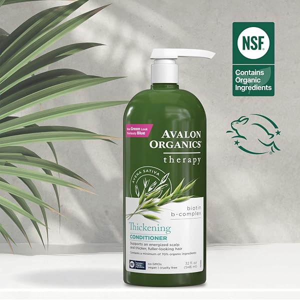 AVALON ORGANICS THERAPY THICKENING CONDITIONER BIOTIN B-COMPLEX, 32 OZ
