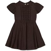 Hope &amp; Henry Girls' Organic Puff Sleeve Sweater Dress | GOTS Certified