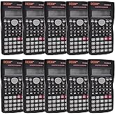 10 Pcs 2 Line Engineering Scientific Calculators Function Calculator Bulk Calculator Large Display Math Calculators for Stude