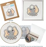 Trimits 3PK Cross Stitch Kits for Adults Beginners - Pre Printed 13x13cm view 8