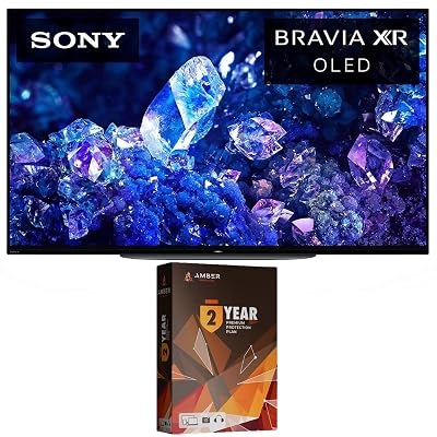 Sony XR48A90K 48 Inch 4K Bravia XR OLED High Definition Resolution Smart TV with 2 Year Amber Protection Plan (2022)