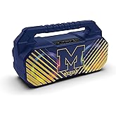 SOAR NCAA Wireless Boombox Speaker, Michigan Wolverines