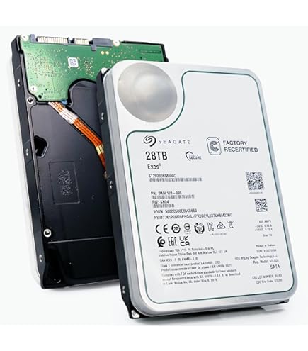 Amazon.com: Seagate (Recertified Exos X 28TB Internal Hard Drive