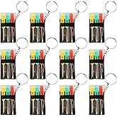 ArtCreativity Mini Screwdriver Set with Keychain (12 Pack) - Useful Adult Party Favors, 3 Screw Drivers in a Handy Portable Pouch, Pocket Screwdriver & Mini Toolkit, Xmas Stocking Stuffers
