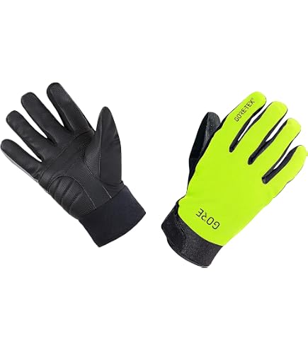 GORE WEAR Thermo Split Gloves, Gore-TEX INFINIUM, XXXL, Black/Neon