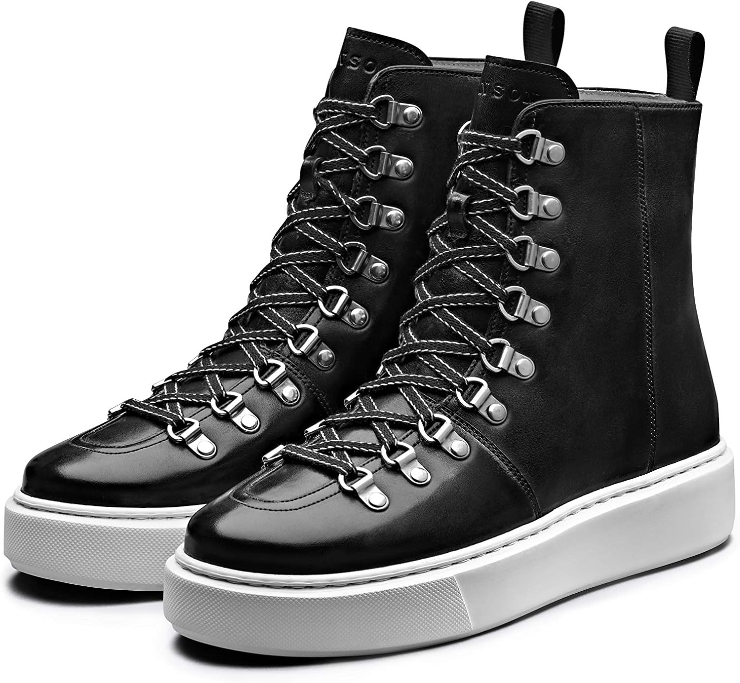 grenson black trainers