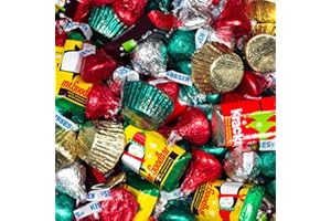 WH CANDY Bulk Christmas Chocolates - Hershey's Miniatures, Kisses and More Christmas Assortment (3 lb Bag)