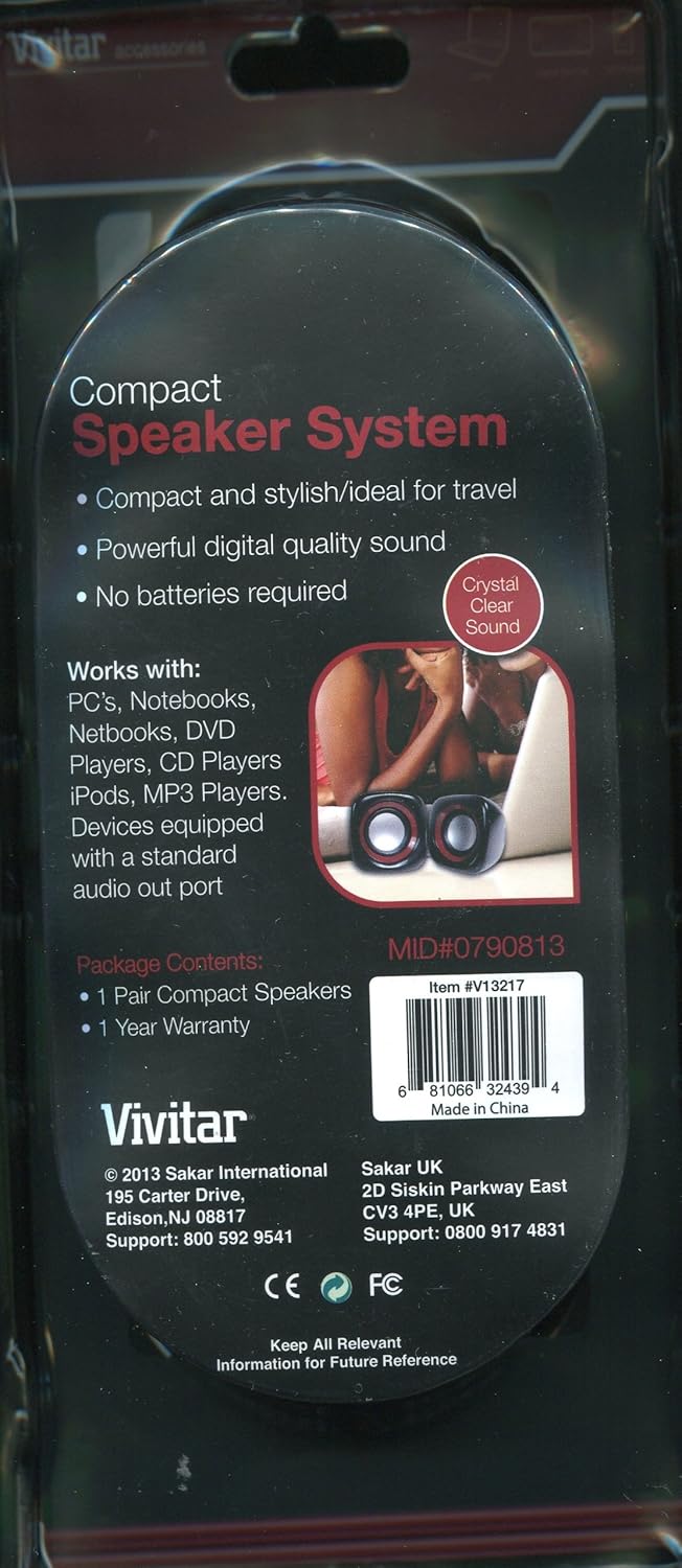 vivitar 2.1 channel stereo speaker system