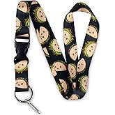 Limeloot Colorful Lanyard for Keys, ID Badges, and Accessories - Premium Lanyard with Quick Release Buckle and Flat Ring.