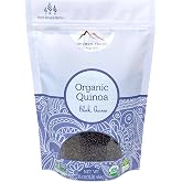 Andean Foods Organic Black Quinoa PREMIUM QUALITY Superfood Grain Non-GMO, Gluten Free, Vegan, 1 lb, 16 oz