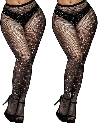 rhinestone nylons