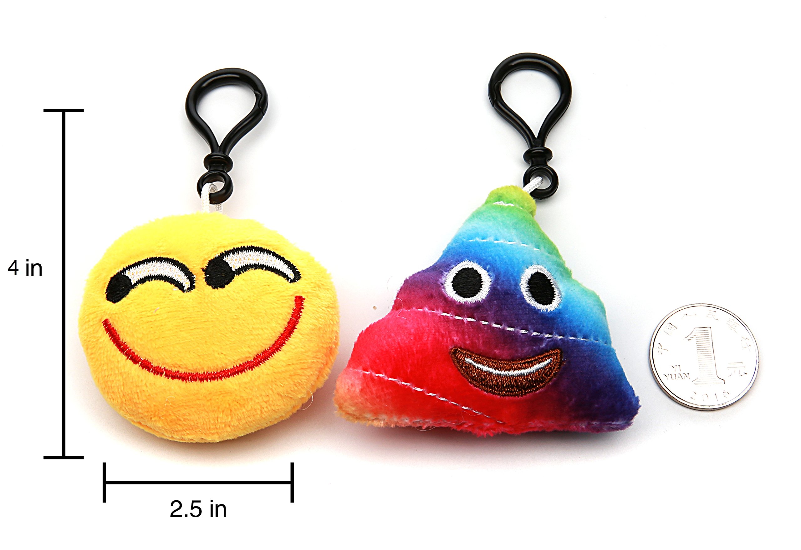 Emoji Mini Plush Pillows for Party Decorations ,2\