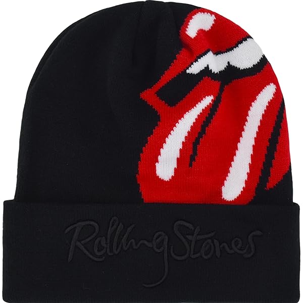 Amazon.com: Rolling Stones Men's Tongue Beanie Black : Clothing