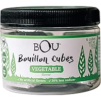 Bou Bouillon Cubes, Vegetable, 2.53 Ounce (6 Count), Vegan, Gluten Free, No Artificial Flavors