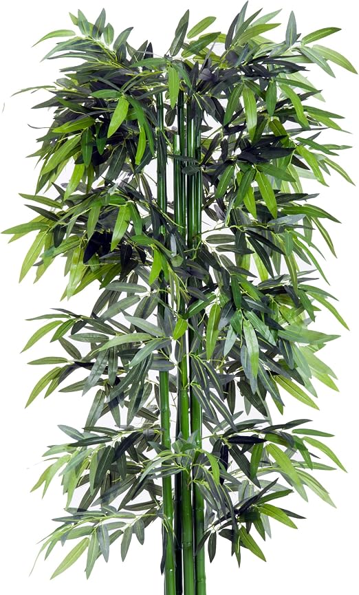 Outsunny Bambú Artificial 180cm con Cañas Naturales Árbol Planta ...