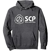 SCP Foundation Collection SCP Pullover Hoodie ,Grey ,Small